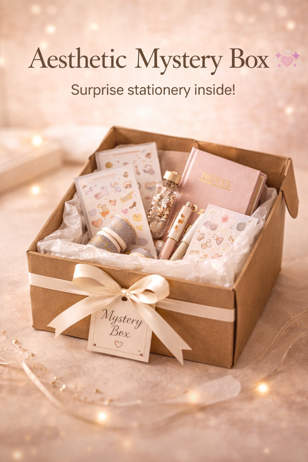 Aesthetic Mystery Box 💌
Handpicked stationery you’ll love