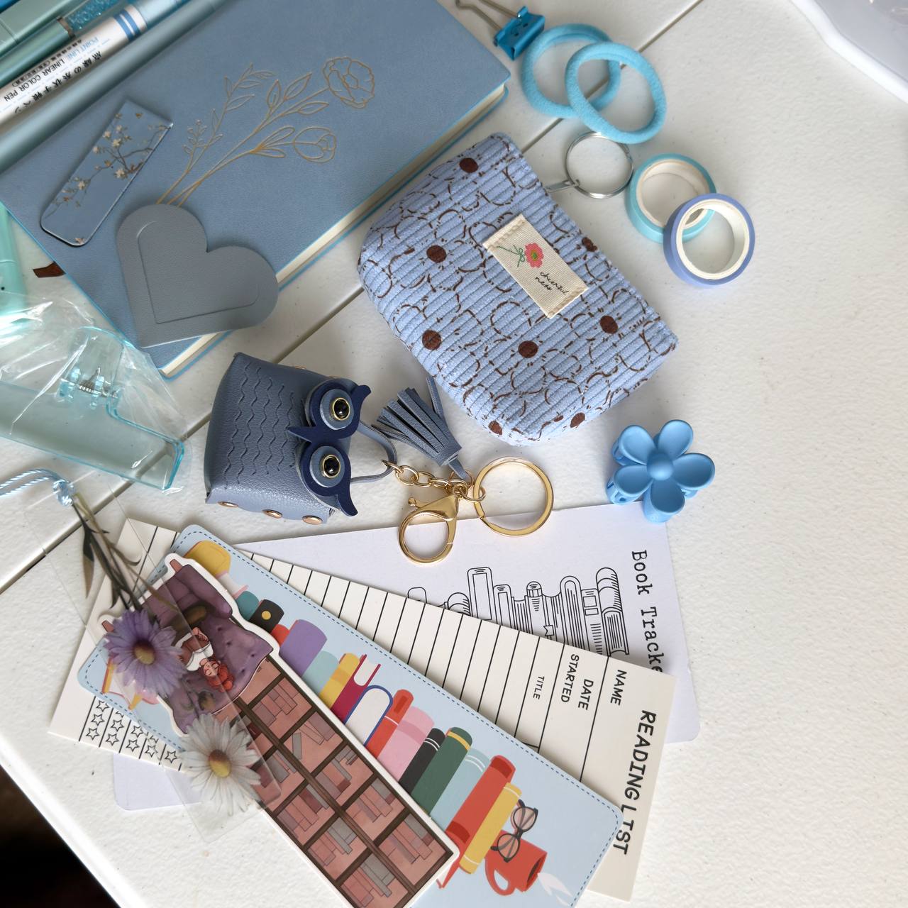 Blue Calm Aesthetic Stationery Set