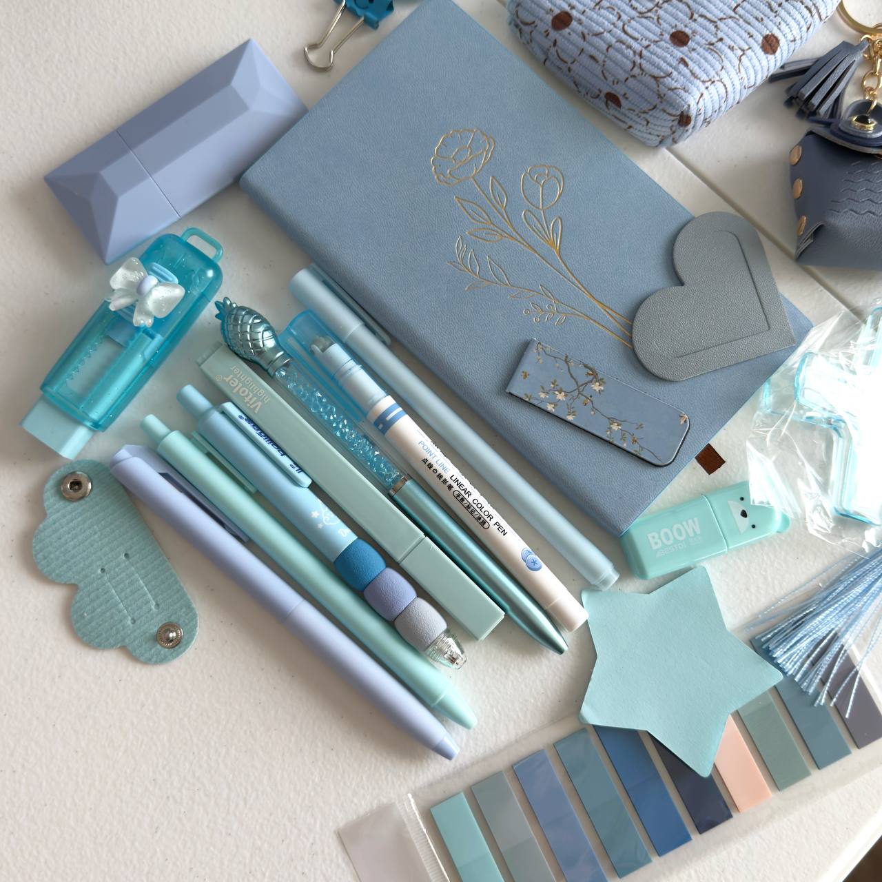 Blue Calm Aesthetic Stationery Set