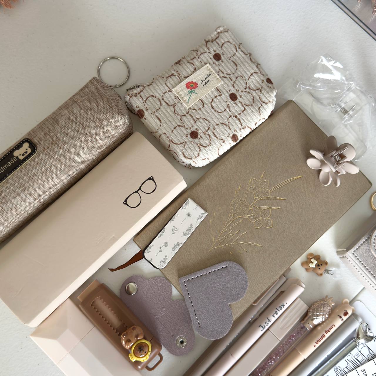 Cozy Neutral Aesthetic Stationery Set