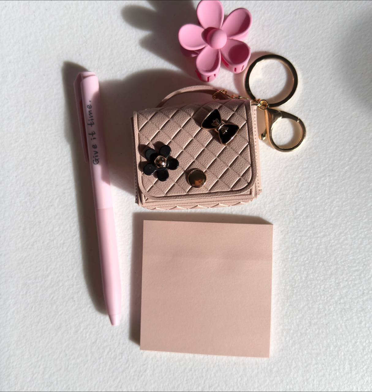 Cute Mini Wallet Keychain Set ✨