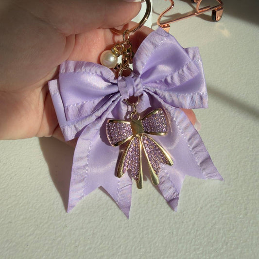 Girly Bow Purse Charm – Aesthetic Accessory 🎀