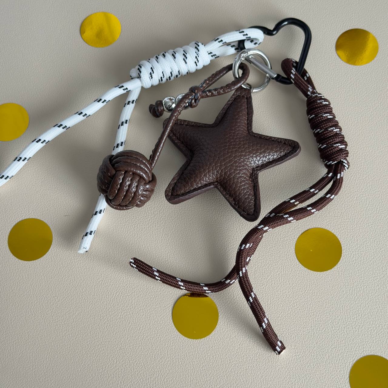 Star Keychain Rope Accessory