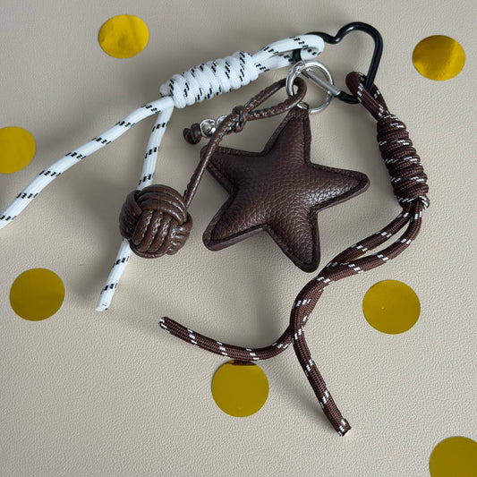Star Keychain Rope Accessory
